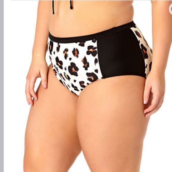 Allure By Img Animal High Waist Bikini Bottom - Picture 2 of 7
